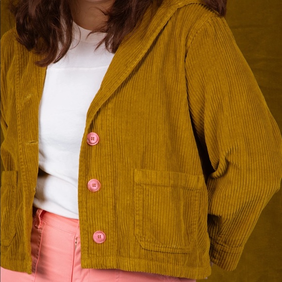 Big Bud Press Sailor Jacket Olive Corduroy Small - Picture 2 of 7